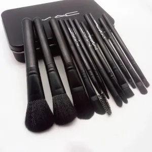 12 Pcs Makeup Brushes Set Kit.