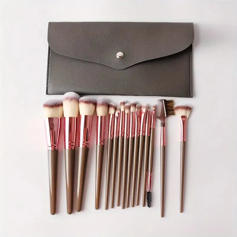 15-Pieces Set: Professional Makeup Brush