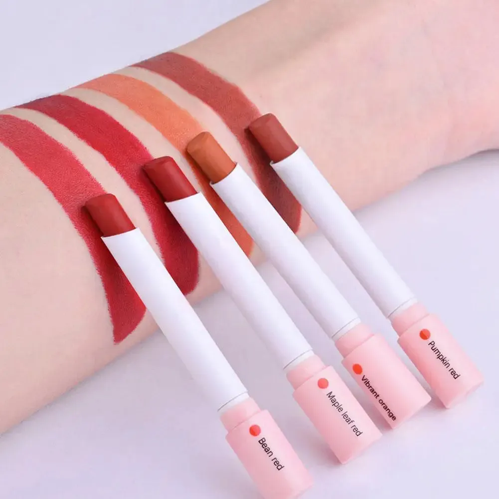 4 Colors Matte Lipstick Set - Long Lasting, Waterproof Lip Gloss