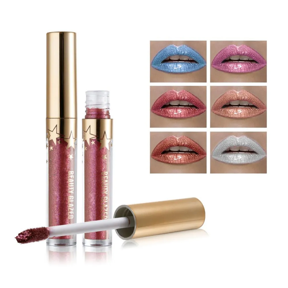 6pcs/Set Liquid Lipstick Lip Gloss Professional Makeup Matte Lipstick Kit