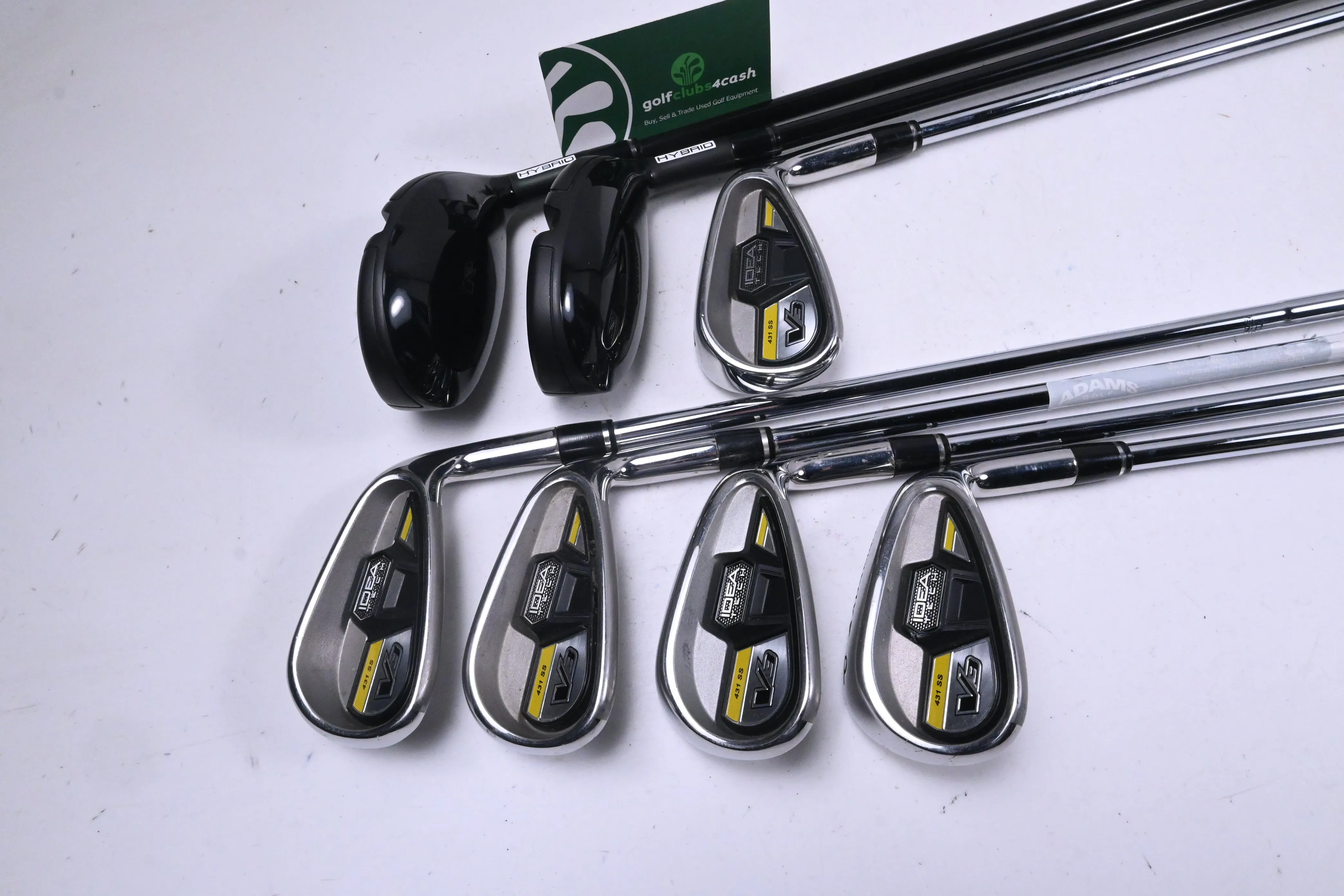 Adams Idea Tech V3 Hybrid Combo Irons / 4-5H 6-PW / Regular Flex Adams Shafts