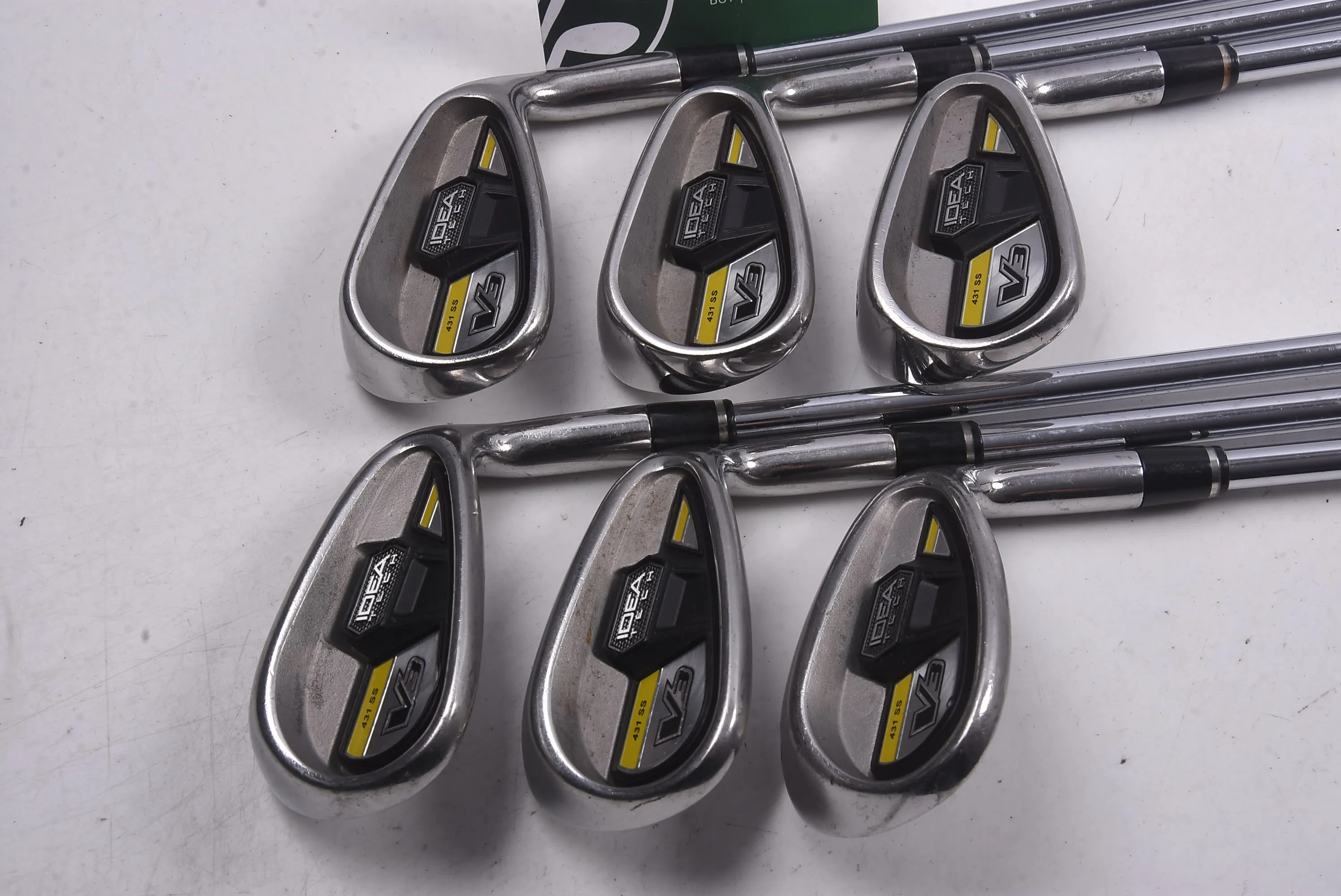 Adams Idea Tech V3 Hybrid Combo Irons / 6-PW SW / Stiff Flex Adams V3 Shafts