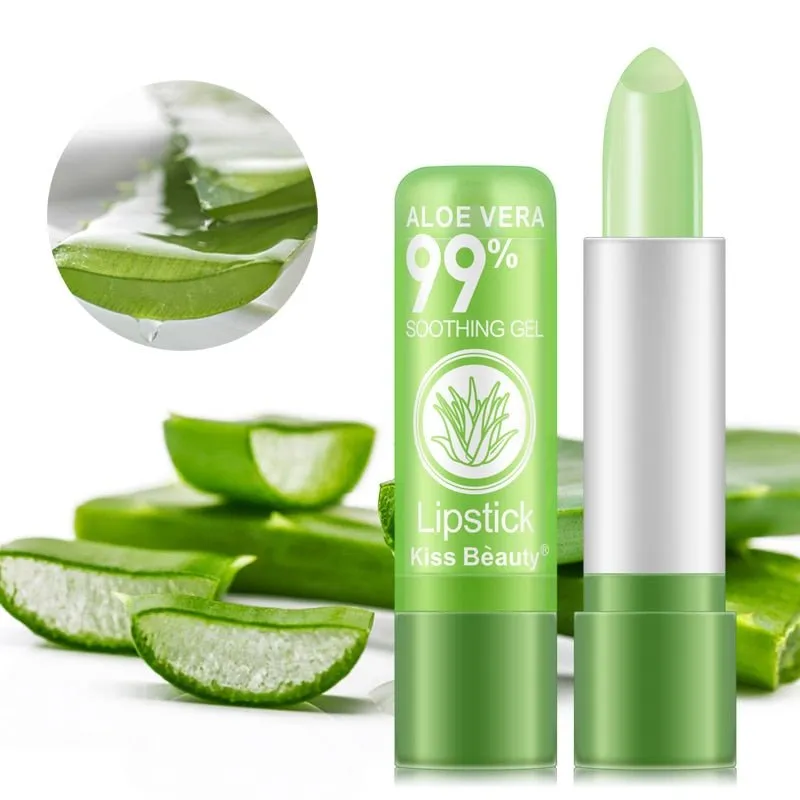 Aloe Vera Natural Lipstick Gloss - 12 pcs/set Moisturizing Long Lasting Lip Balm and Lip Tint