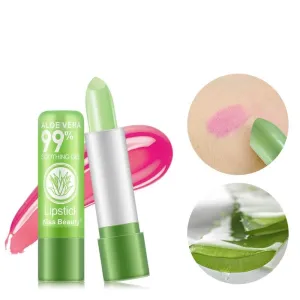 Aloe Vera Natural Lipstick Gloss - 12 pcs/set Moisturizing Long Lasting Lip Balm and Lip Tint