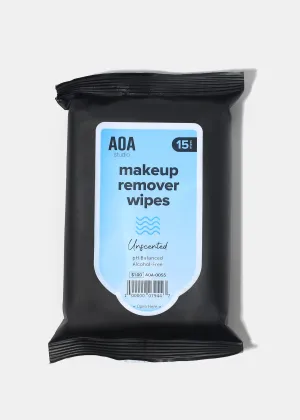 AOA Makeup Remover Wipes - Unscented