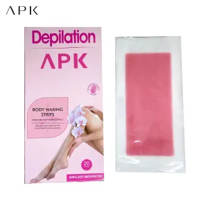 APK Depilation Quick Easy & Effective Body Waxing Strips 10pcs No.98(B)