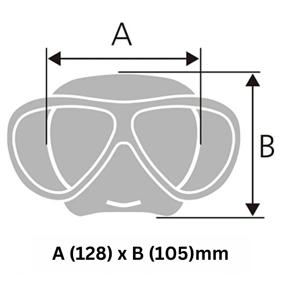 AQA Vega Lite & Sammy Dry Special Mask & Snorkel Set KZ-9077N- White