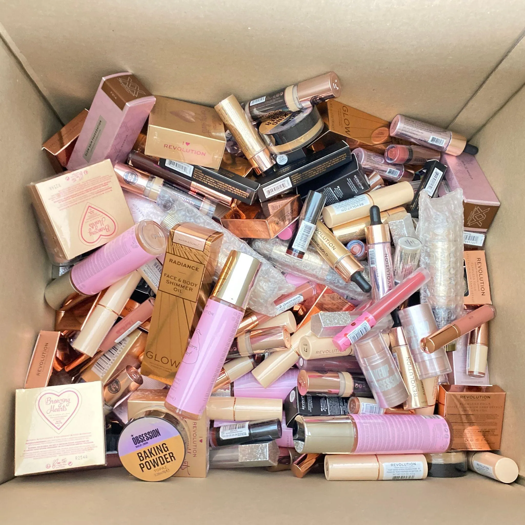 Assorted Revolution Cosmetics (250 Pcs Box)