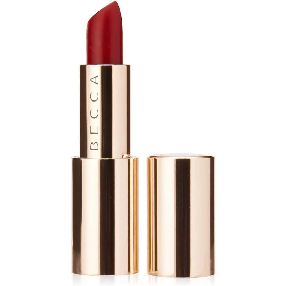 Becca Ultimate Lipstick - Garnet Red Hydrating Long Lasting Rich Colour Lip Makeup