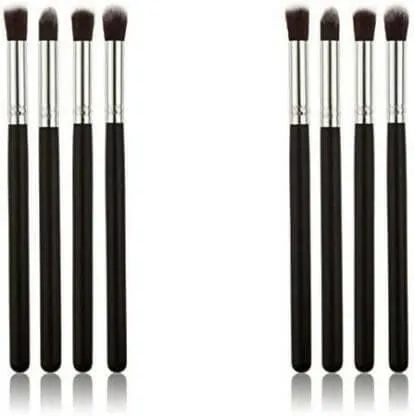 Bingeable 4 Pieces Professional Makeup Brushes Set Soft Synthetic Multi Purpose Makeup Brushes Set (PACK OF 2) (Black\Multi Color) (Pack of 4)