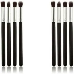 Bingeable 4 Pieces Professional Makeup Brushes Set Soft Synthetic Multi Purpose Makeup Brushes Set (PACK OF 2) (Black\Multi Color) (Pack of 4)