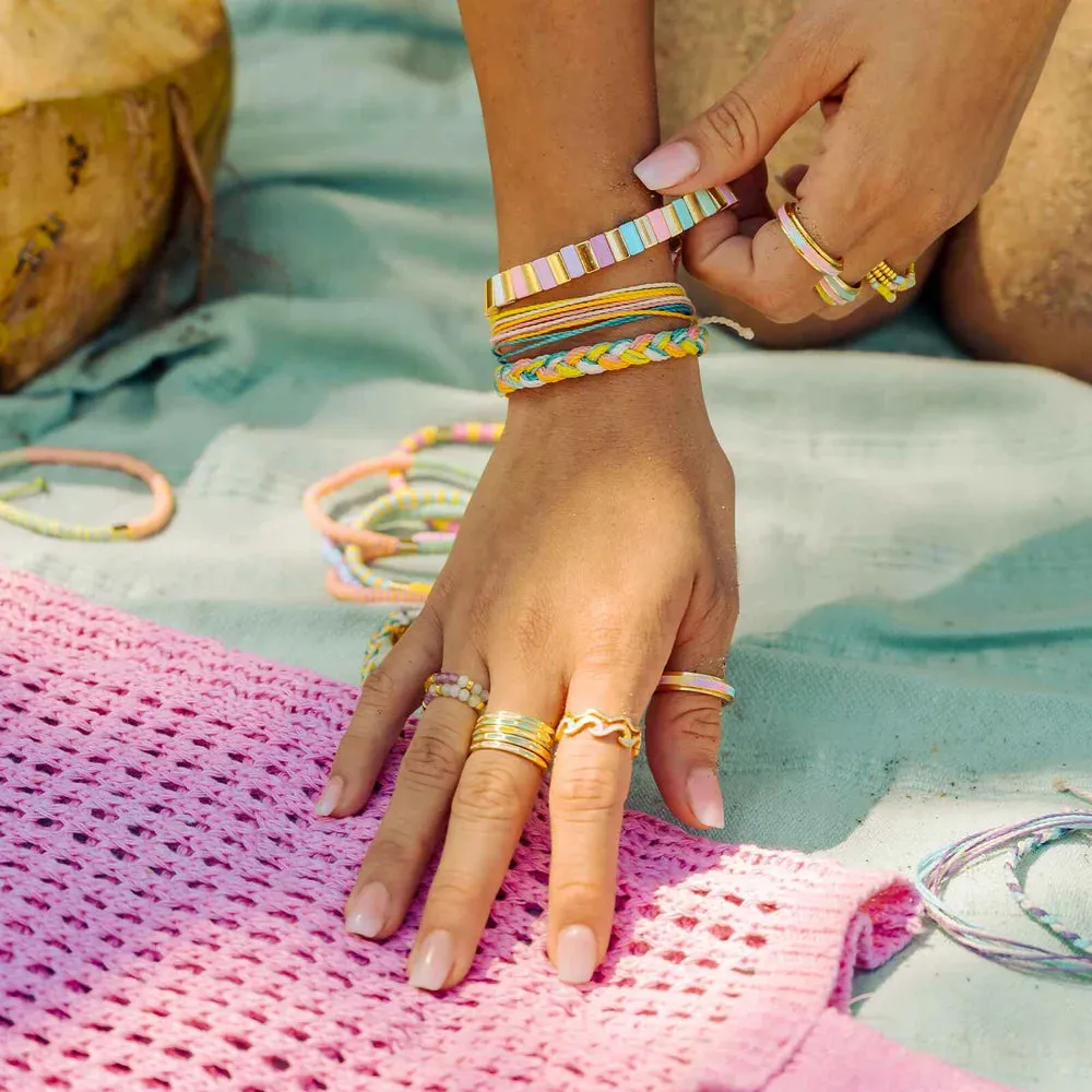 Bright Tides Bead Stretch Bracelet