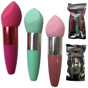 CLEARANCE MAKEUP SPONGE SET - 3 PACK (CASE OF 36 - $2.25 / PIECE)  Wholesale 3 Piece Foundation Sponge Set SKU: 868-36