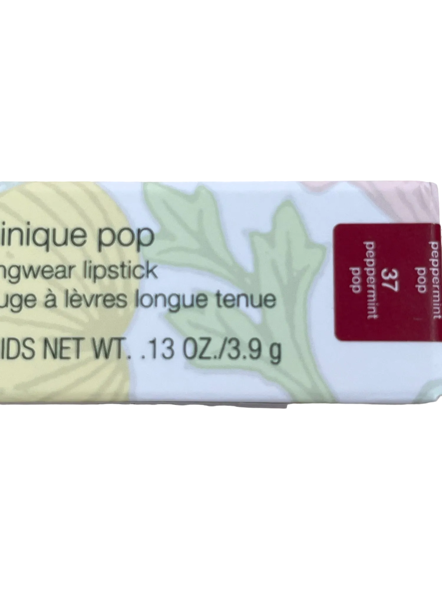 Clinique Pop Longwear Lipstick Peppermint Pop Red