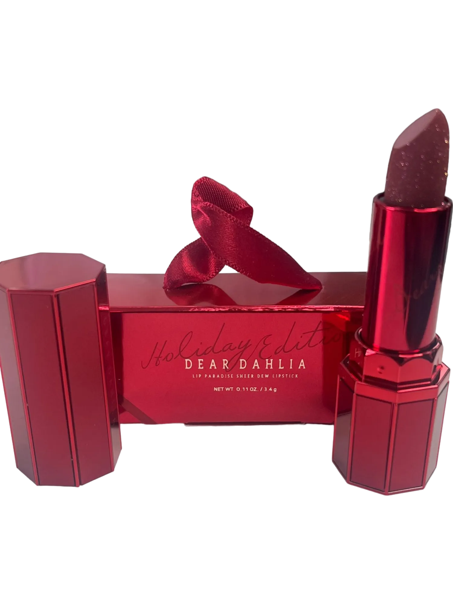 Dear Dahlia Red Lip Paradise Sheer Dew Lipstick Holiday Edition