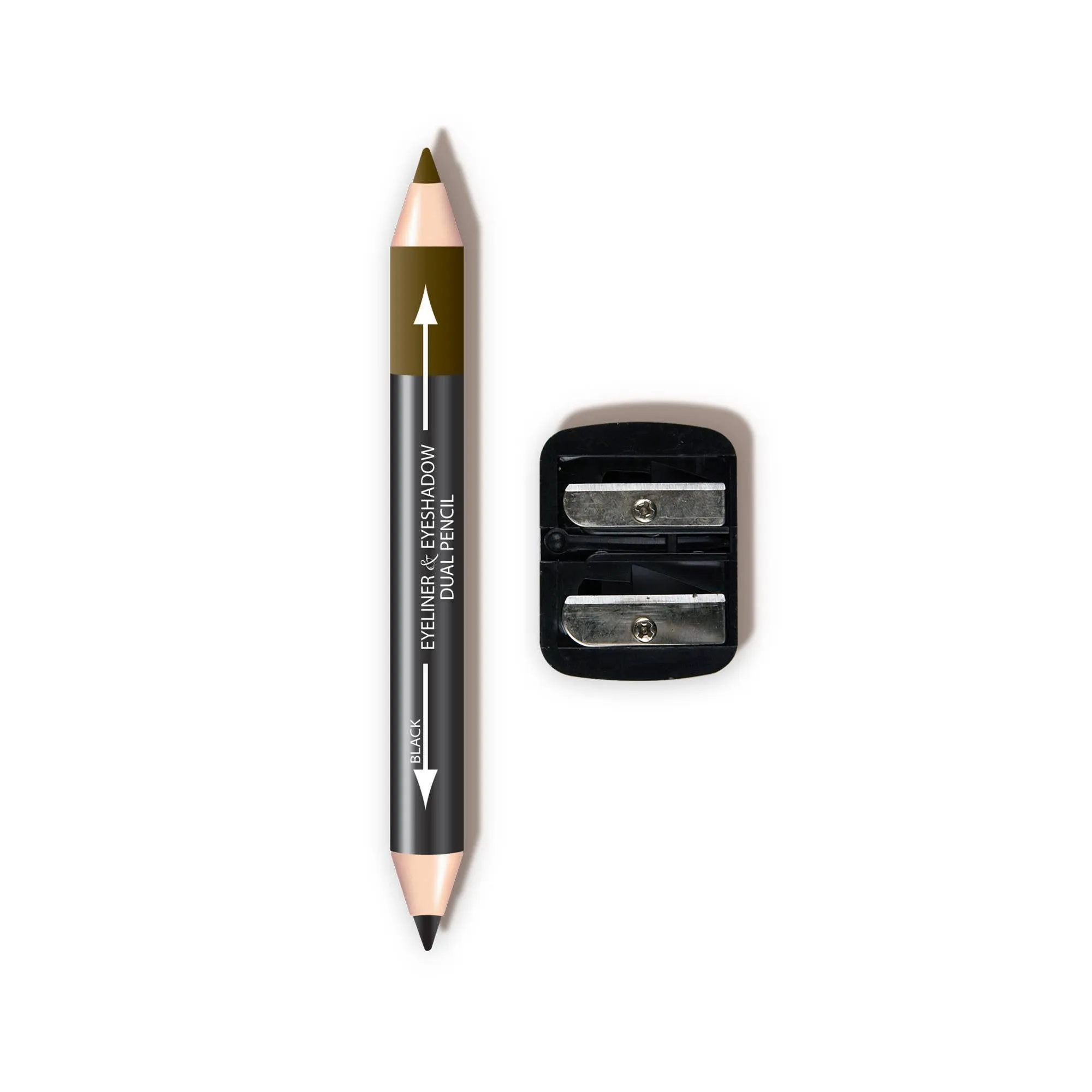 Dual Liner & Shadow Pencil w/ Sharpener (carded)