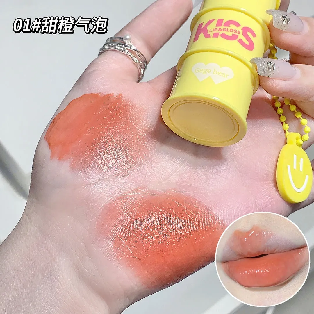 GEGE BEAR Kiss Lip Glaze High Quality Cute Oil Moisturizing Lips For Girls & Women GX1080