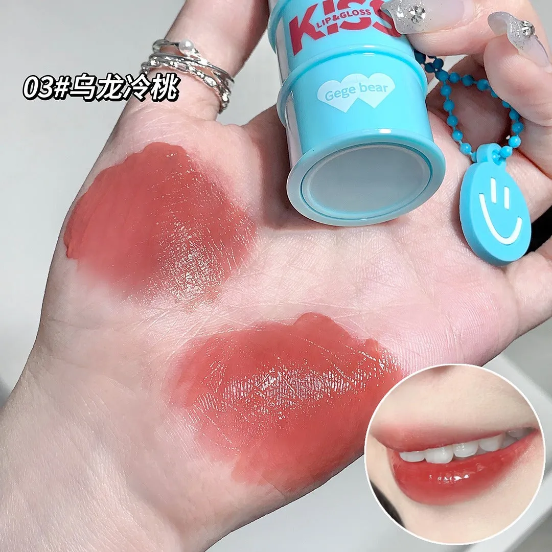 GEGE BEAR Kiss Lip Glaze High Quality Cute Oil Moisturizing Lips For Girls & Women GX1080