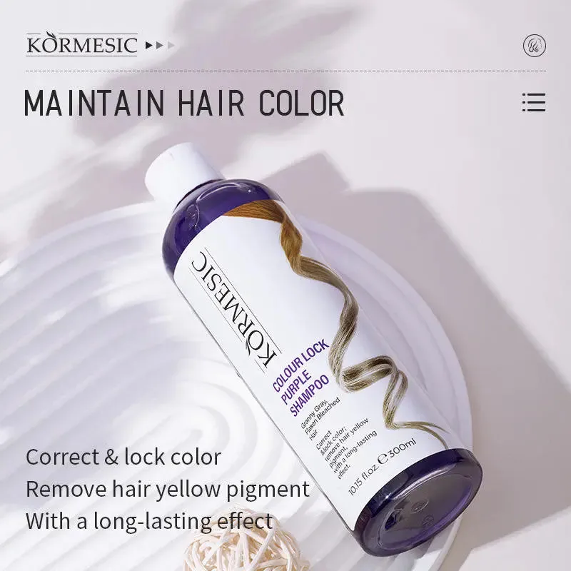 KORMESIC natural and organic ingredients repair hair damage Silver Shine Shampoo 300ml