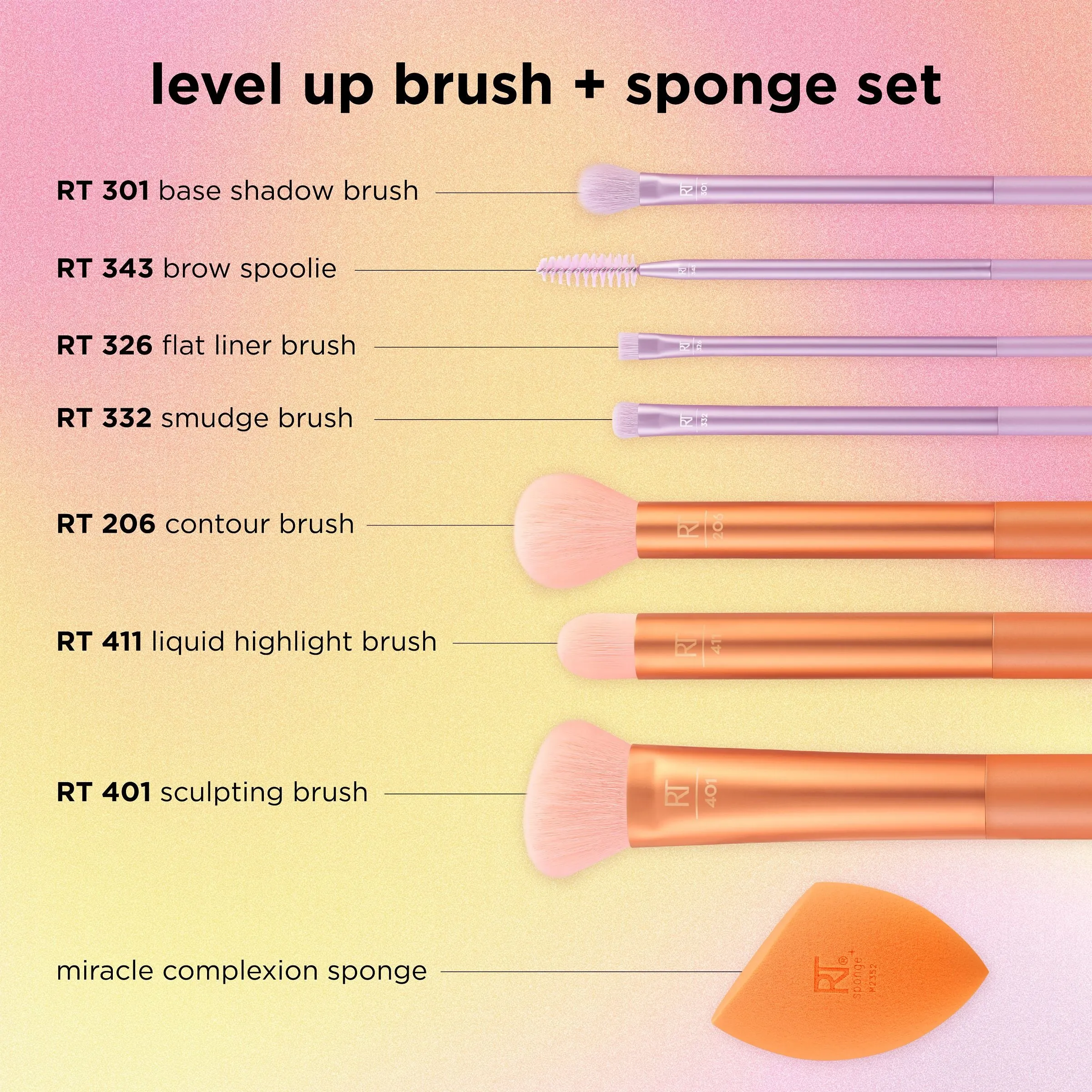 Level Up Brush   Sponge Set