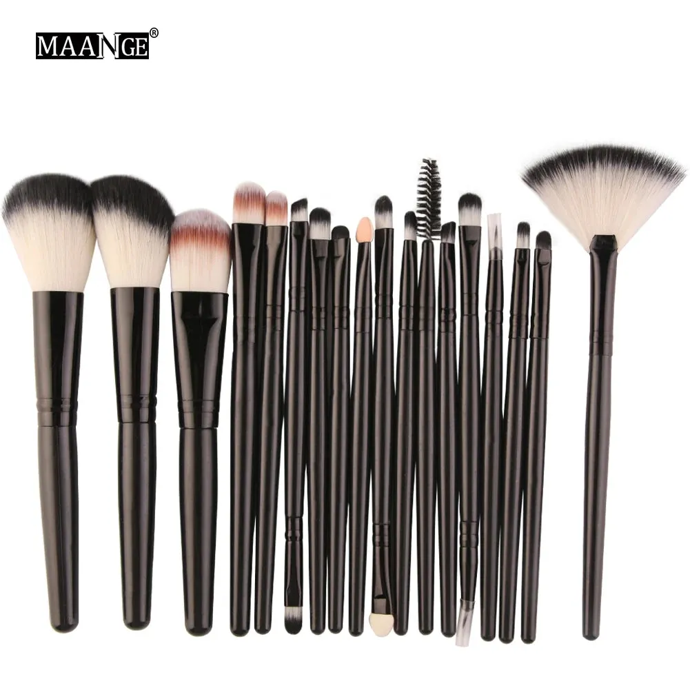 MAANGE 15/18/20Pcs Makeup Brushes Set Powder Foundation Blush Eye Shadow Blend Cosmetic Beauty Make Up Brush Tool Kit Maquiagem