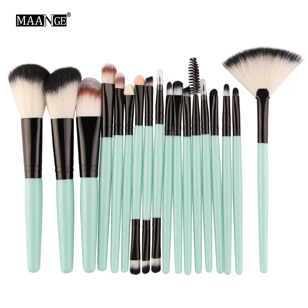 MAANGE 15/18/20Pcs Makeup Brushes Set Powder Foundation Blush Eye Shadow Blend Cosmetic Beauty Make Up Brush Tool Kit Maquiagem