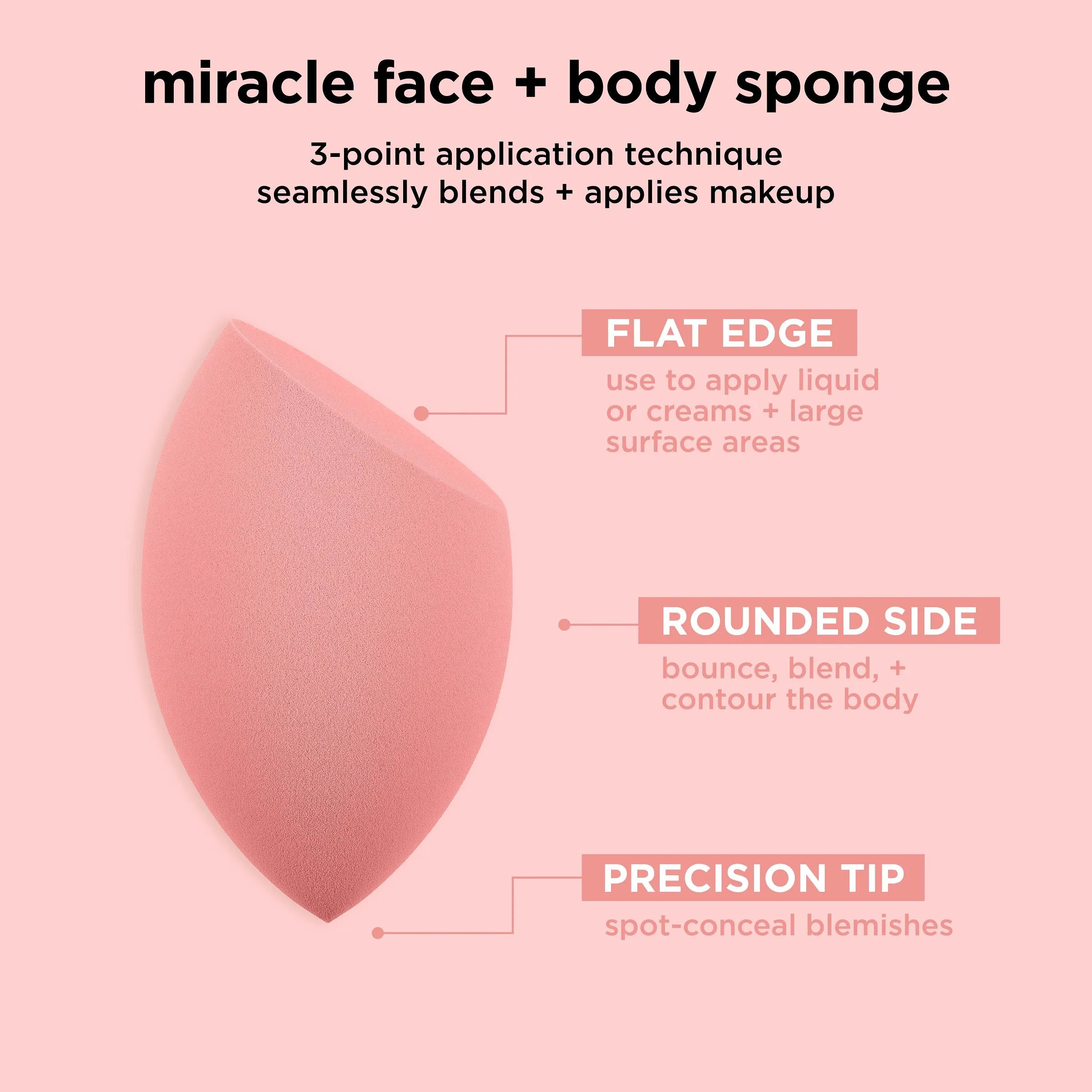 Miracle Face   Body Sponge