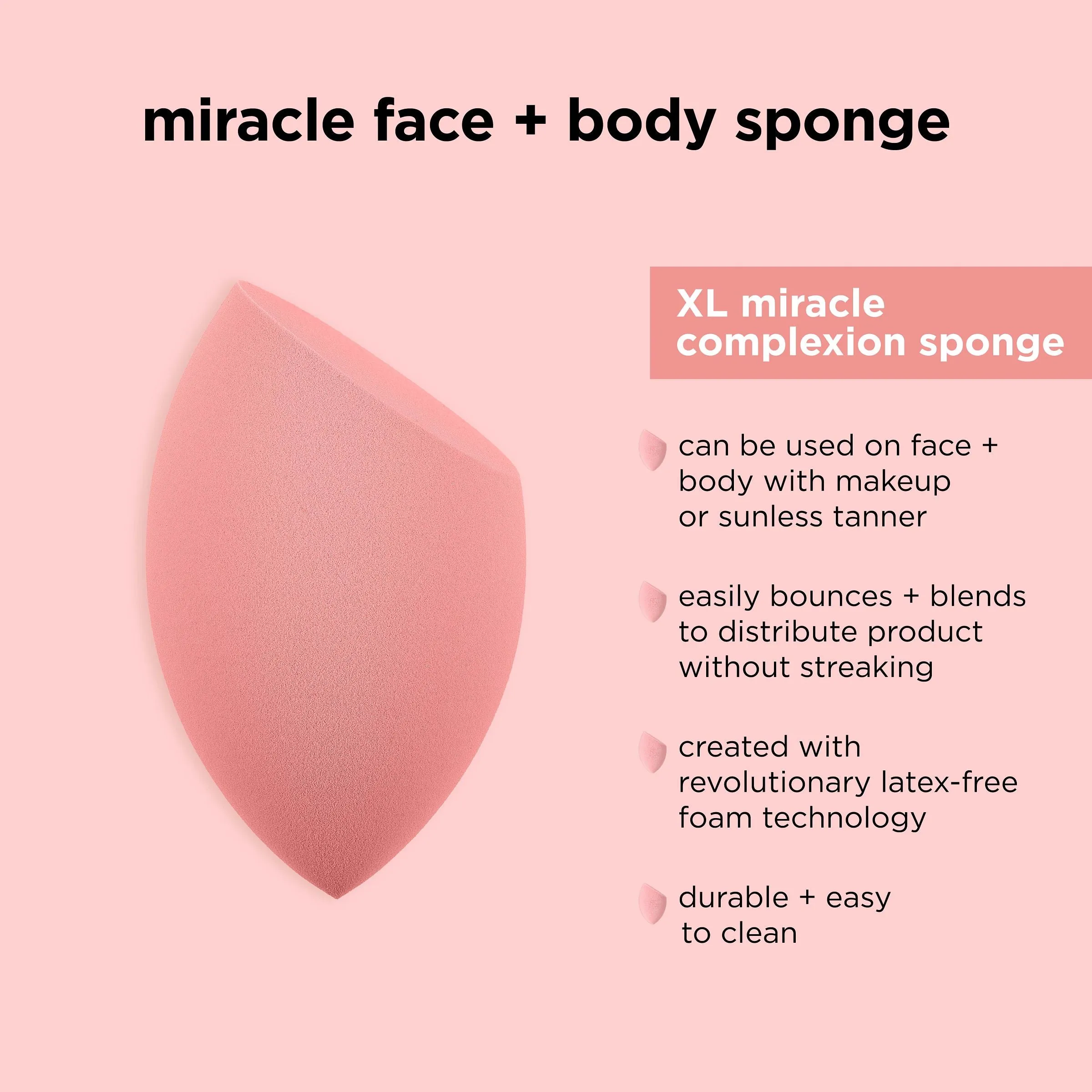 Miracle Face   Body Sponge