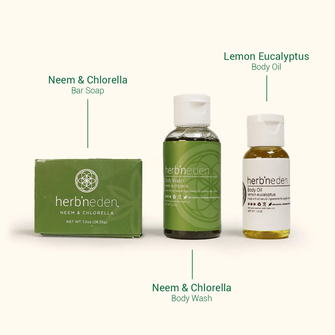 Neem & Chlorella Bodycare Mini Set