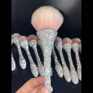 NEW BLING Makeup Comestic powder Brushes Beauty Bedazzled with Rhinestones / Swarovski Foundation