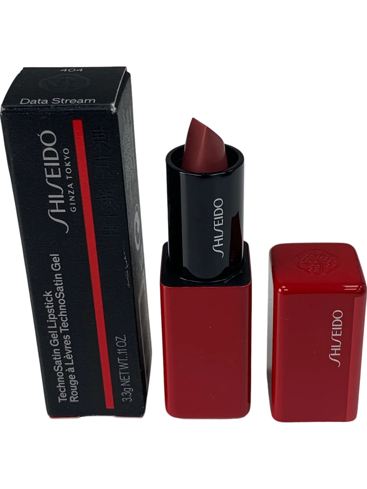 Shiseido TechnoSatin Gel Lipstick 404 Data Stream 3.3g BNIB