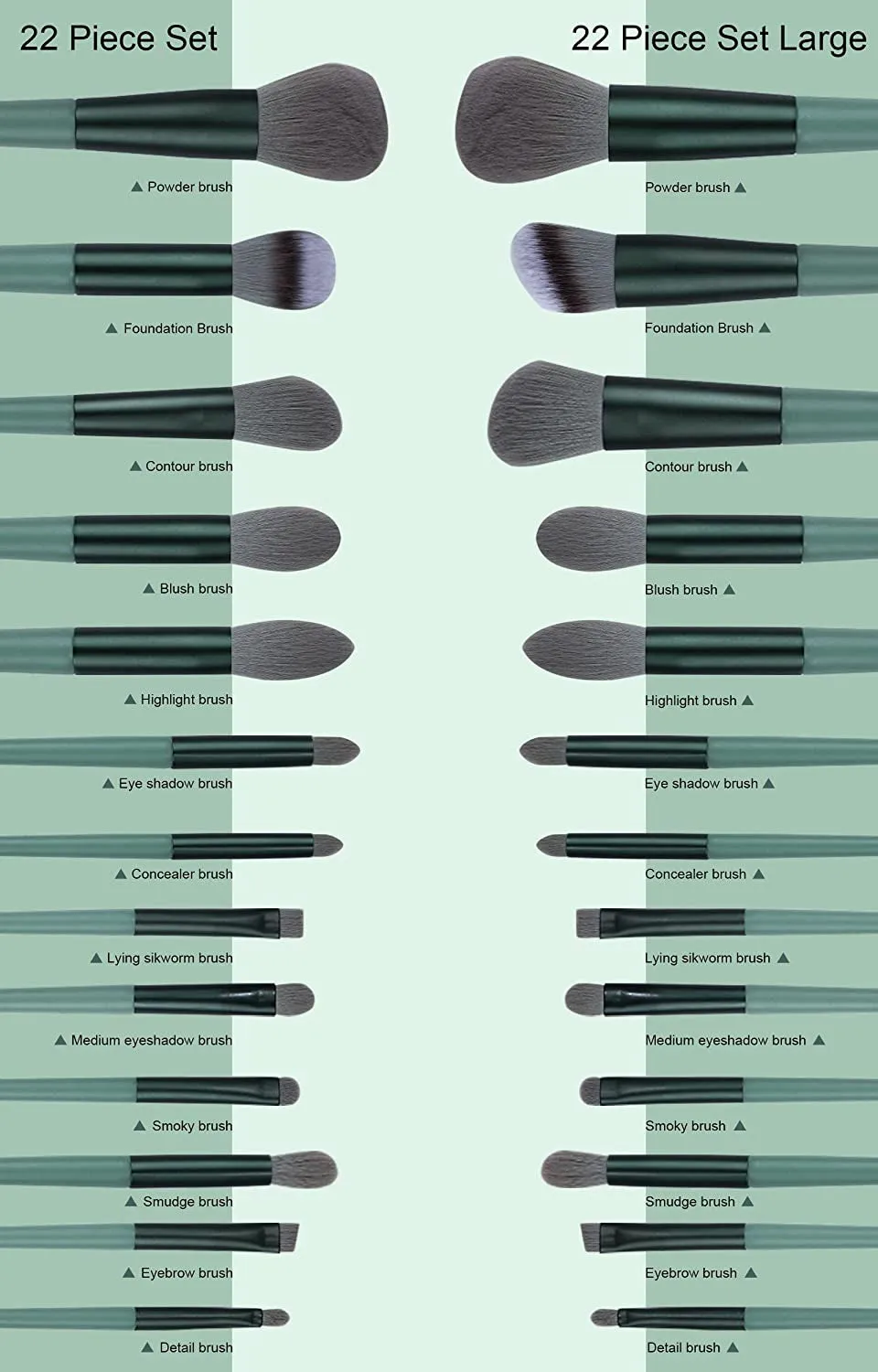 Spring Makeup Brushes 22 Pcs Makeup Kit