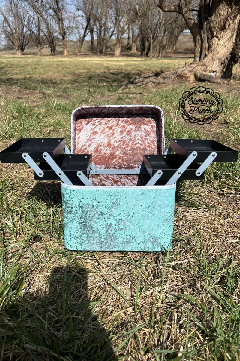 XXL Kamoodle make up box  TURQUOISE HERD